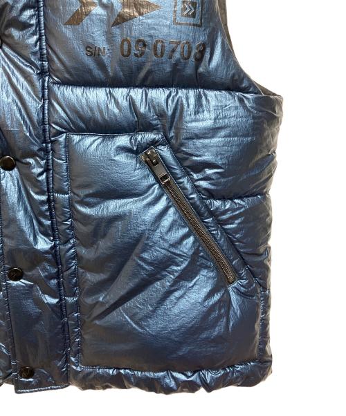 DIESEL（ディーゼル）DIESEL (ディーゼル) ダウンベスト ブルー サイズ:SIZE Sの古着・服飾アイテム