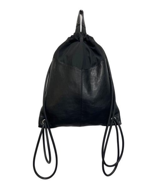 JIMMY CHOO（ジミーチュウ）JIMMY CHOO (ジミーチュウ) ナップサック ブラックの古着・服飾アイテム