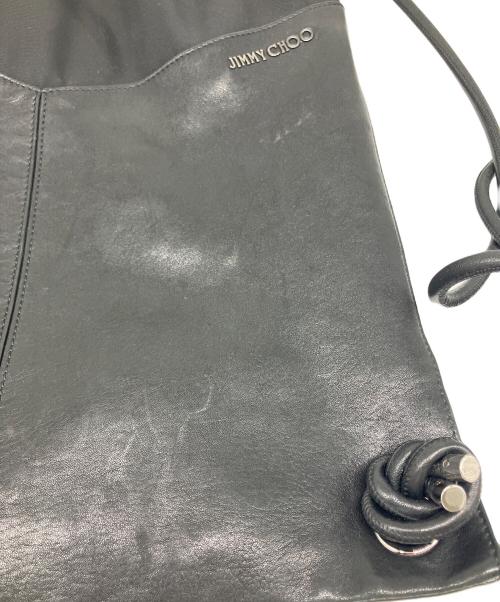 JIMMY CHOO（ジミーチュウ）JIMMY CHOO (ジミーチュウ) ナップサック ブラックの古着・服飾アイテム