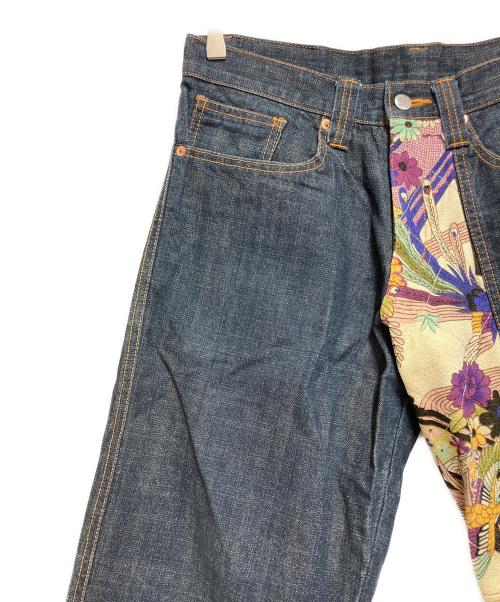 JUVENILE DELINQUENT（ジュベナイル デリンクエント）JUVENILE DELINQUENT (ジュベナイル デリンクエント) デニムパンツ ネイビー サイズ:SIZE 34の古着・服飾アイテム