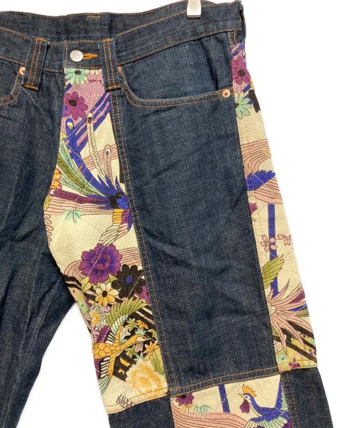 JUVENILE DELINQUENT（ジュベナイル デリンクエント）JUVENILE DELINQUENT (ジュベナイル デリンクエント) デニムパンツ ネイビー サイズ:SIZE 34の古着・服飾アイテム