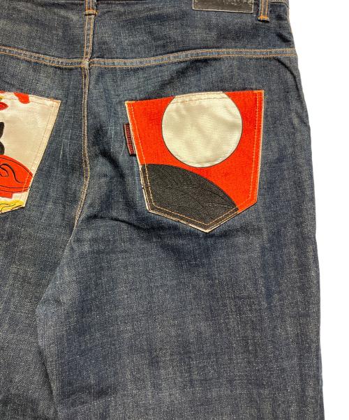 JUVENILE DELINQUENT（ジュベナイル デリンクエント）JUVENILE DELINQUENT (ジュベナイル デリンクエント) デニムパンツ ネイビー サイズ:SIZE 40の古着・服飾アイテム