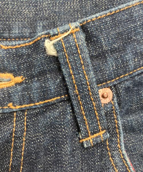 JUVENILE DELINQUENT（ジュベナイル デリンクエント）JUVENILE DELINQUENT (ジュベナイル デリンクエント) ハーフデニムパンツ ネイビー サイズ:SIZE 32の古着・服飾アイテム