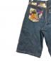 中古・古着 JUVENILE DELINQUENT (ジュベナイル デリンクエント) ハーフデニムパンツ ネイビー サイズ:SIZE 32：5000円