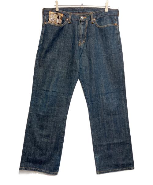 JUVENILE DELINQUENT（ジュベナイル デリンクエント）JUVENILE DELINQUENT (ジュベナイル デリンクエント) デニムパンツ ネイビー サイズ:SIZE W38の古着・服飾アイテム