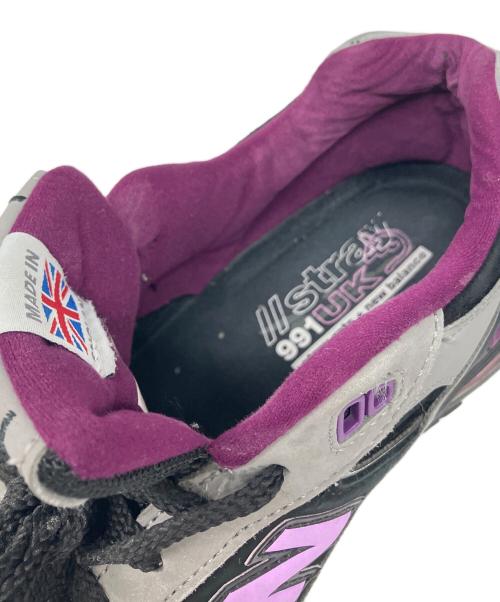 NEW BALANCE（ニューバランス）NEW BALANCE (ニューバランス) STRAY RATS (ステイラッツ) ローカットスニーカー ブラック×パープル サイズ:US8 1/2の古着・服飾アイテム