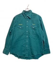 Wrangler（ラングラー）の古着「ワークシャツ」｜グリーン