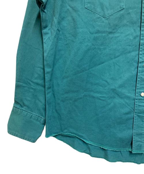 Wrangler（ラングラー）Wrangler (ラングラー) ワークシャツ グリーン サイズ:SIZE XLの古着・服飾アイテム
