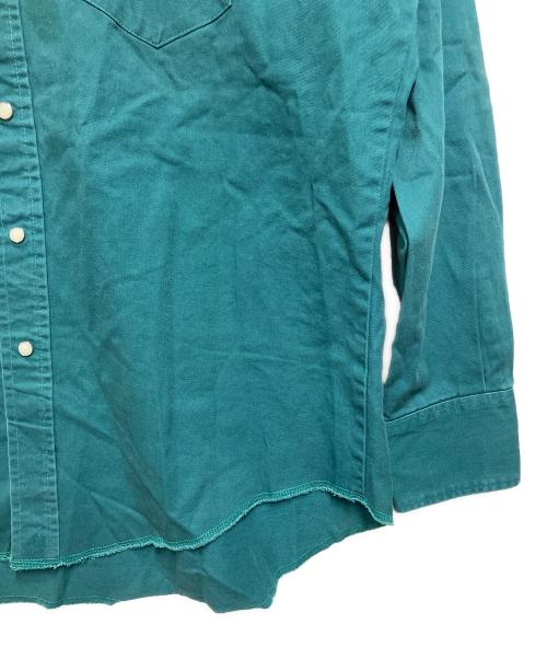Wrangler（ラングラー）Wrangler (ラングラー) ワークシャツ グリーン サイズ:SIZE XLの古着・服飾アイテム