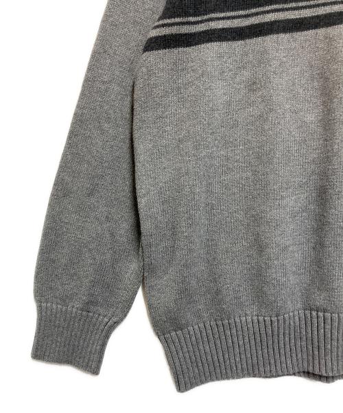 Eddie Bauer（エディーバウアー）Eddie Bauer (エディーバウアー) ハーフジップスウェット グレー サイズ:SIZE Lの古着・服飾アイテム