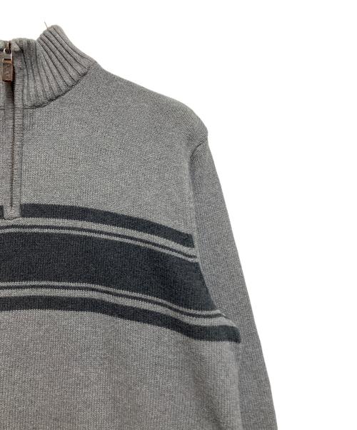 Eddie Bauer（エディーバウアー）Eddie Bauer (エディーバウアー) ハーフジップスウェット グレー サイズ:SIZE Lの古着・服飾アイテム