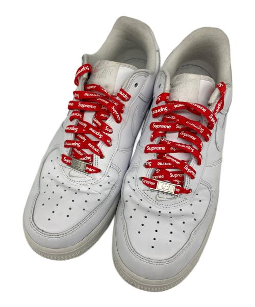 NIKE（ナイキ）NIKE (ナイキ) SUPREME (シュプリーム) ローカットスニーカー ホワイト サイズ:SIZE 26.5の古着・服飾アイテム
