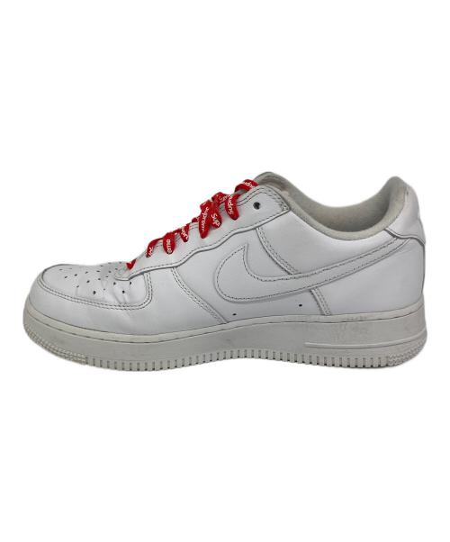 NIKE（ナイキ）NIKE (ナイキ) SUPREME (シュプリーム) ローカットスニーカー ホワイト サイズ:SIZE 26.5の古着・服飾アイテム