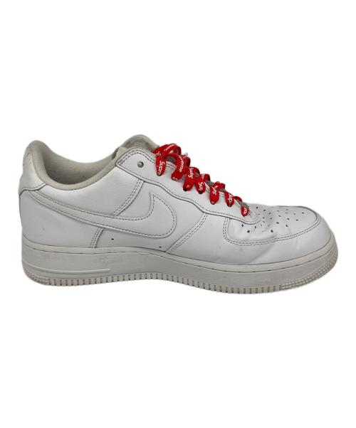 NIKE（ナイキ）NIKE (ナイキ) SUPREME (シュプリーム) ローカットスニーカー ホワイト サイズ:SIZE 26.5の古着・服飾アイテム