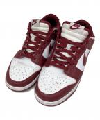 NIKEナイキ）の古着「ローカットスニーカー」｜ホワイト×レッド