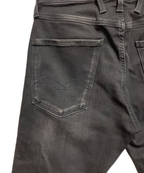 REPLAY（リプレイ）REPLAY (リプレイ) ブラックジーンズ ブラック サイズ:SIZE 68.5cm(W27)の古着・服飾アイテム