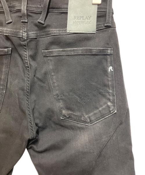 REPLAY（リプレイ）REPLAY (リプレイ) ブラックジーンズ ブラック サイズ:SIZE 68.5cm(W27)の古着・服飾アイテム
