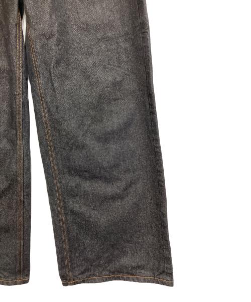 Noen（ノエン）NOEN (ノエン) ワイドデニムパンツ ブラック サイズ:SIZE　Sの古着・服飾アイテム