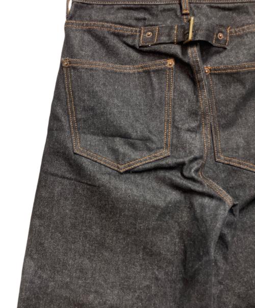 Noen（ノエン）NOEN (ノエン) ワイドデニムパンツ ブラック サイズ:SIZE　Sの古着・服飾アイテム