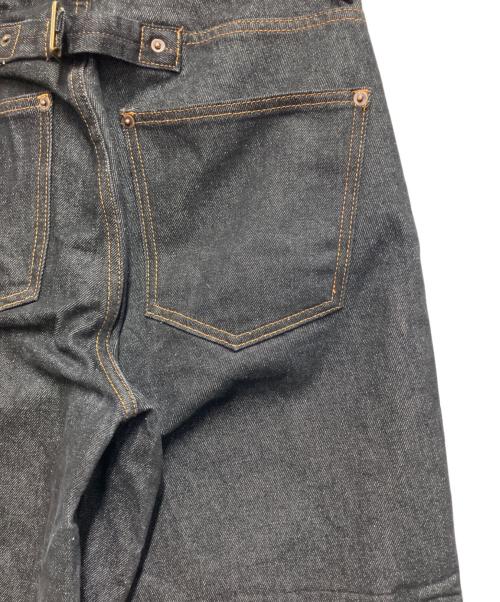 Noen（ノエン）NOEN (ノエン) ワイドデニムパンツ ブラック サイズ:SIZE　Sの古着・服飾アイテム