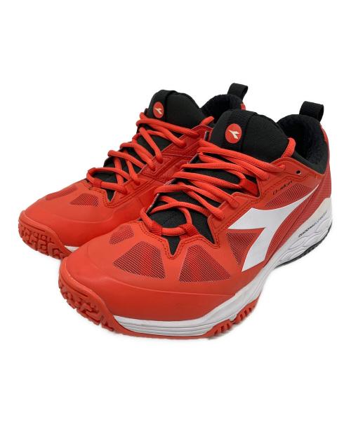 DIADORA（ディアドラ）DIADORA (ディアドラ) ローカットスニーカー レッド×ホワイト サイズ:SIZE 27cmの古着・服飾アイテム