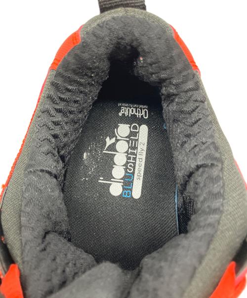 DIADORA（ディアドラ）DIADORA (ディアドラ) ローカットスニーカー レッド×ホワイト サイズ:SIZE 27cmの古着・服飾アイテム