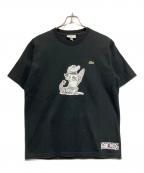 LACOSTEラコステ）の古着「半袖カットソー」｜ブラック