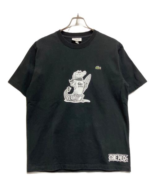 LACOSTE（ラコステ）LACOSTE (ラコステ) 半袖カットソー ブラック サイズ:SIZE Lの古着・服飾アイテム
