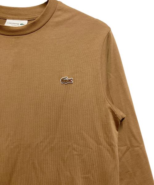 LACOSTE（ラコステ）LACOSTE (ラコステ) 長袖カットソー ベージュ サイズ:SIZE 3の古着・服飾アイテム