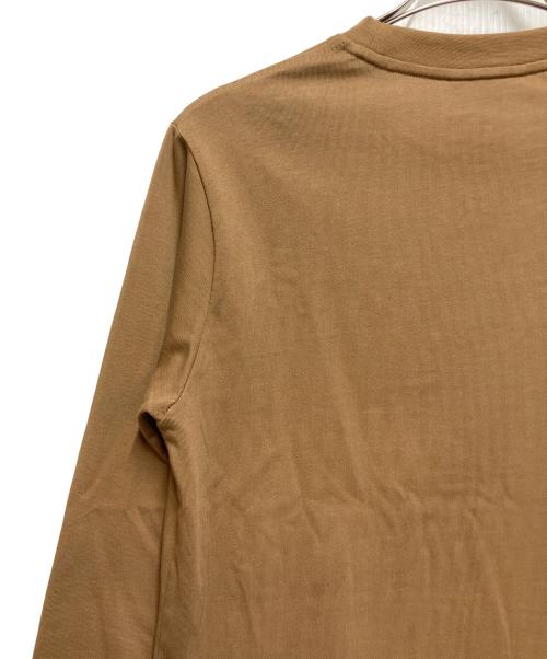 LACOSTE（ラコステ）LACOSTE (ラコステ) 長袖カットソー ベージュ サイズ:SIZE 3の古着・服飾アイテム