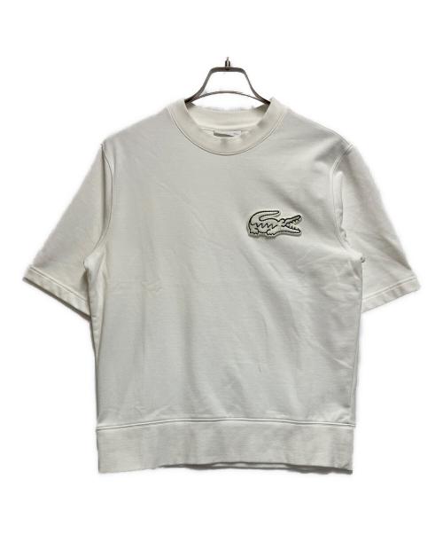 LACOSTE（ラコステ）LACOSTE (ラコステ) 半袖スウェット ホワイト サイズ:SIZE 3の古着・服飾アイテム