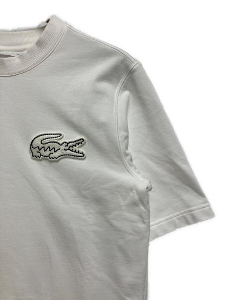 LACOSTE（ラコステ）LACOSTE (ラコステ) 半袖スウェット ホワイト サイズ:SIZE 3の古着・服飾アイテム