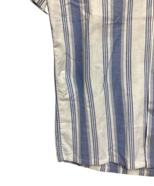 POLO RALPH LAUREN（ポロ・ラルフローレン）POLO RALPH LAUREN (ポロ・ラルフローレン) 半袖シャツ スカイブルー×ホワイト サイズ:SIZE Sの古着・服飾アイテム