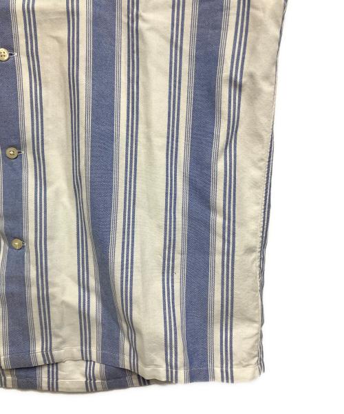 POLO RALPH LAUREN（ポロ・ラルフローレン）POLO RALPH LAUREN (ポロ・ラルフローレン) 半袖シャツ スカイブルー×ホワイト サイズ:SIZE Sの古着・服飾アイテム