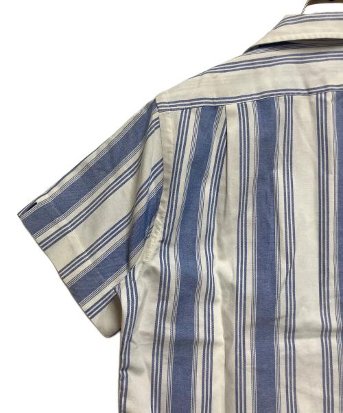 POLO RALPH LAUREN（ポロ・ラルフローレン）POLO RALPH LAUREN (ポロ・ラルフローレン) 半袖シャツ スカイブルー×ホワイト サイズ:SIZE Sの古着・服飾アイテム