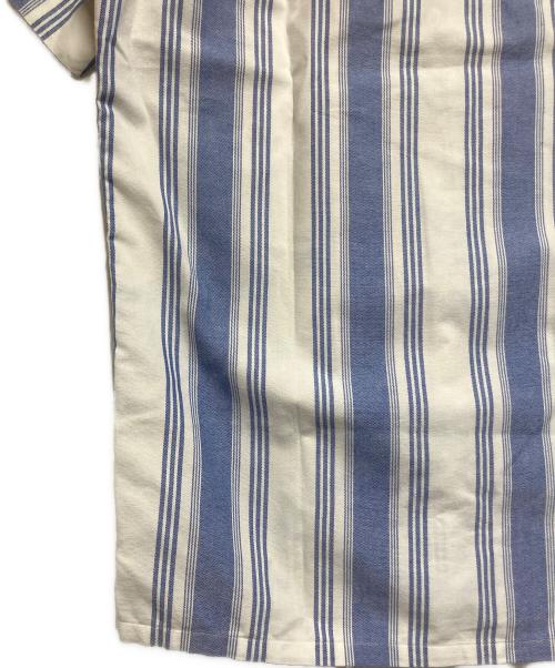 POLO RALPH LAUREN（ポロ・ラルフローレン）POLO RALPH LAUREN (ポロ・ラルフローレン) 半袖シャツ スカイブルー×ホワイト サイズ:SIZE Sの古着・服飾アイテム