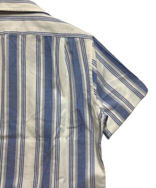 POLO RALPH LAUREN（ポロ・ラルフローレン）POLO RALPH LAUREN (ポロ・ラルフローレン) 半袖シャツ スカイブルー×ホワイト サイズ:SIZE Sの古着・服飾アイテム