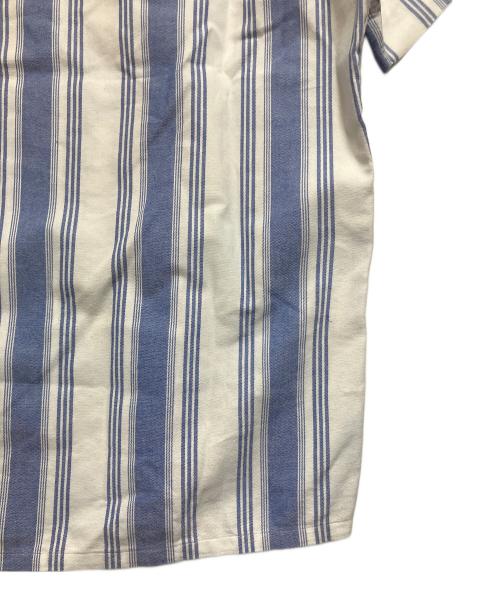 POLO RALPH LAUREN（ポロ・ラルフローレン）POLO RALPH LAUREN (ポロ・ラルフローレン) 半袖シャツ スカイブルー×ホワイト サイズ:SIZE Sの古着・服飾アイテム