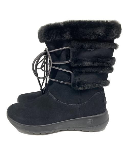 SKECHERS（スケッチャーズ）SKECHERS (スケッチャーズ) ショートブーツ ブラック サイズ:SIZE 24.5の古着・服飾アイテム