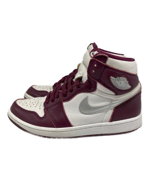 NIKE（ナイキ）NIKE (ナイキ) Air Jordan 1 High OG ホワイト×パープル サイズ:SIZE 25.5cmの古着・服飾アイテム