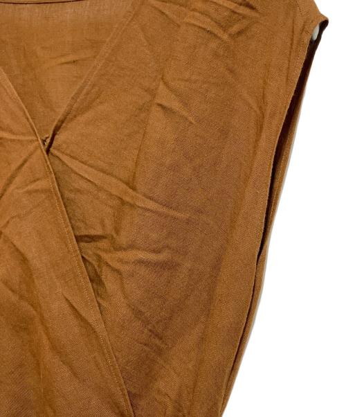 ANAYI（アナイ）ANAYI (アナイ) ノースリーブワンピース ブラウン サイズ:SIZE 38の古着・服飾アイテム