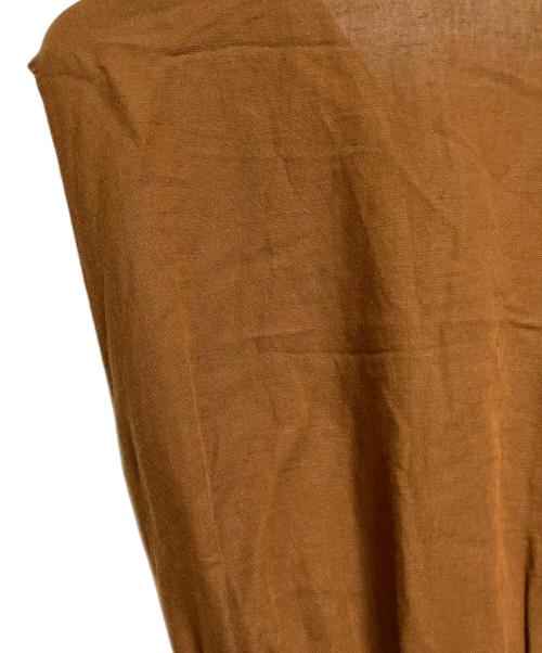 ANAYI（アナイ）ANAYI (アナイ) ノースリーブワンピース ブラウン サイズ:SIZE 38の古着・服飾アイテム