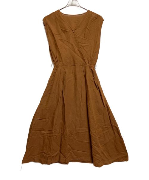 ANAYI（アナイ）ANAYI (アナイ) ノースリーブワンピース ブラウン サイズ:SIZE 38の古着・服飾アイテム