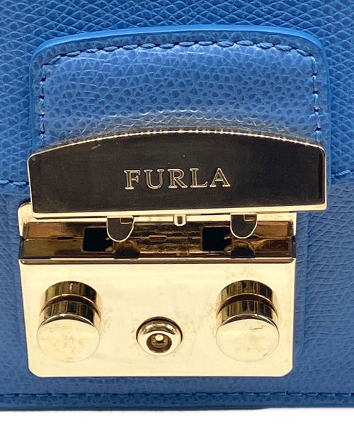 FURLA（フルラ）FURLA (フルラ) ショルダーバッグ ブルーの古着・服飾アイテム