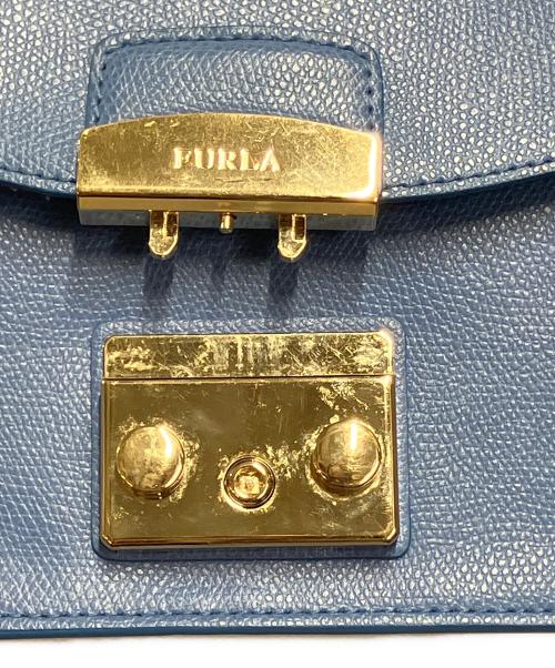 FURLA（フルラ）FURLA (フルラ) ショルダーバッグ ブルーの古着・服飾アイテム