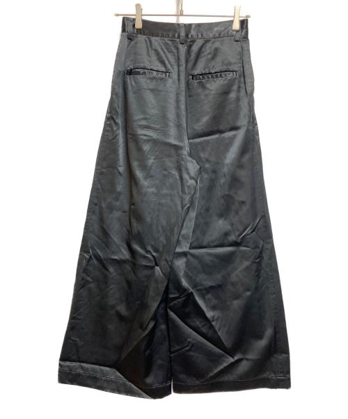 RIAM-PLAGE（リアムプラージュ）RIAM-PLAGE (リアムプラージュ) キュプラ ワイドパンツ ブラック サイズ:SIZE 34の古着・服飾アイテム