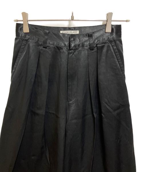 RIAM-PLAGE（リアムプラージュ）RIAM-PLAGE (リアムプラージュ) キュプラ ワイドパンツ ブラック サイズ:SIZE 34の古着・服飾アイテム