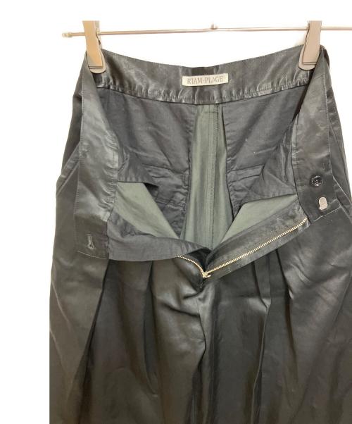 RIAM-PLAGE（リアムプラージュ）RIAM-PLAGE (リアムプラージュ) キュプラ ワイドパンツ ブラック サイズ:SIZE 34の古着・服飾アイテム