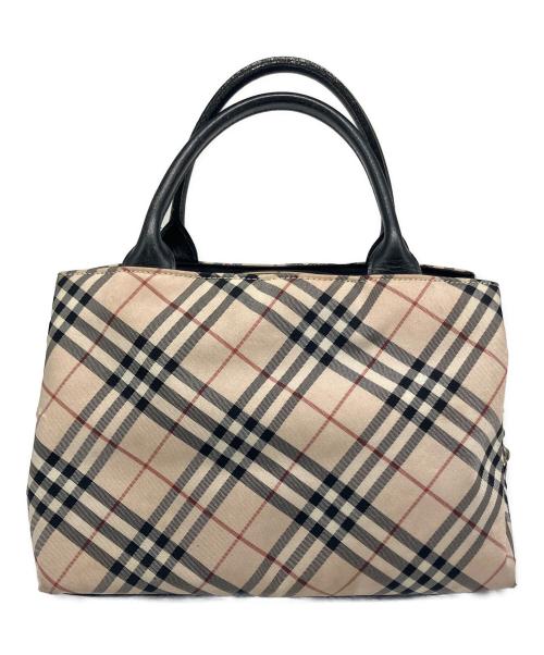 BURBERRY BLUE LABEL（バーバリー ブルー レーベル）BURBERRY BLUE LABEL (バーバリー ブルー レーベル) ハンドバッグ ベージュの古着・服飾アイテム