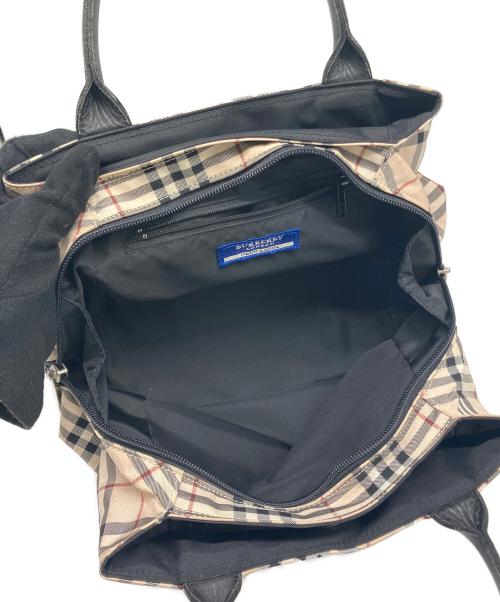 BURBERRY BLUE LABEL（バーバリー ブルー レーベル）BURBERRY BLUE LABEL (バーバリー ブルー レーベル) ハンドバッグ ベージュの古着・服飾アイテム